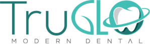 Truglo modern dental logo